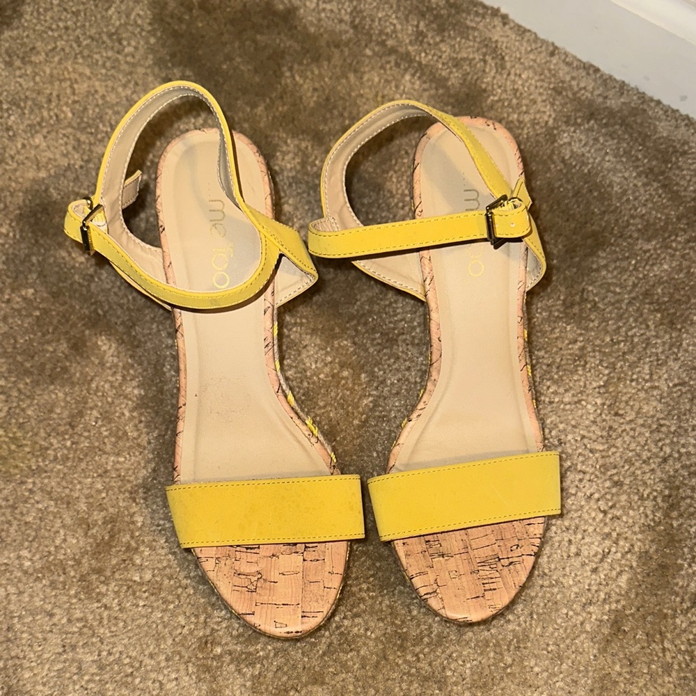 Me Too Bright Yellow Sandals